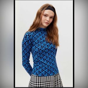 UO Ellie Printed Pullover Sweater